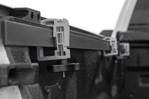 Ford F-350 Super Duty Soft Roll Up Bed Cover - Rough Country - Matte Black - '17-'23